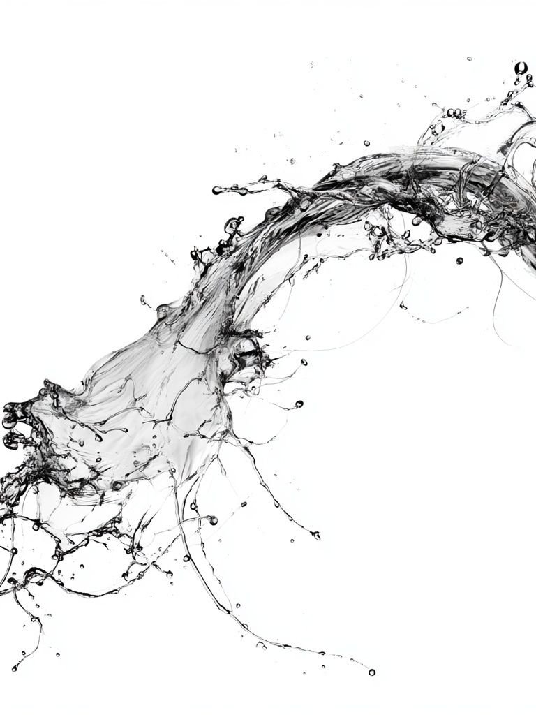 Liquid Splash Abstract Poster. poster detail
