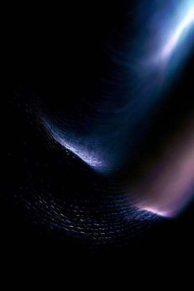 Cosmic Light Wave Abstract Poster. poster