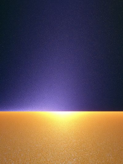 Golden Horizon Abstract Poster. poster print