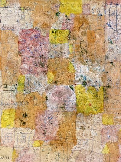 Suburban idyll (garden city idyll). poster print