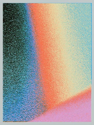 Prismatic Gradient Abstract Poster. poster