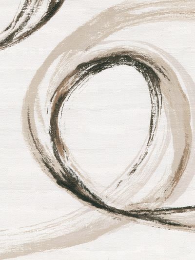 Neutral Brushstroke Abstract Poster.