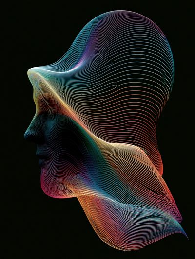 Chromatic Flow Abstract Poster.