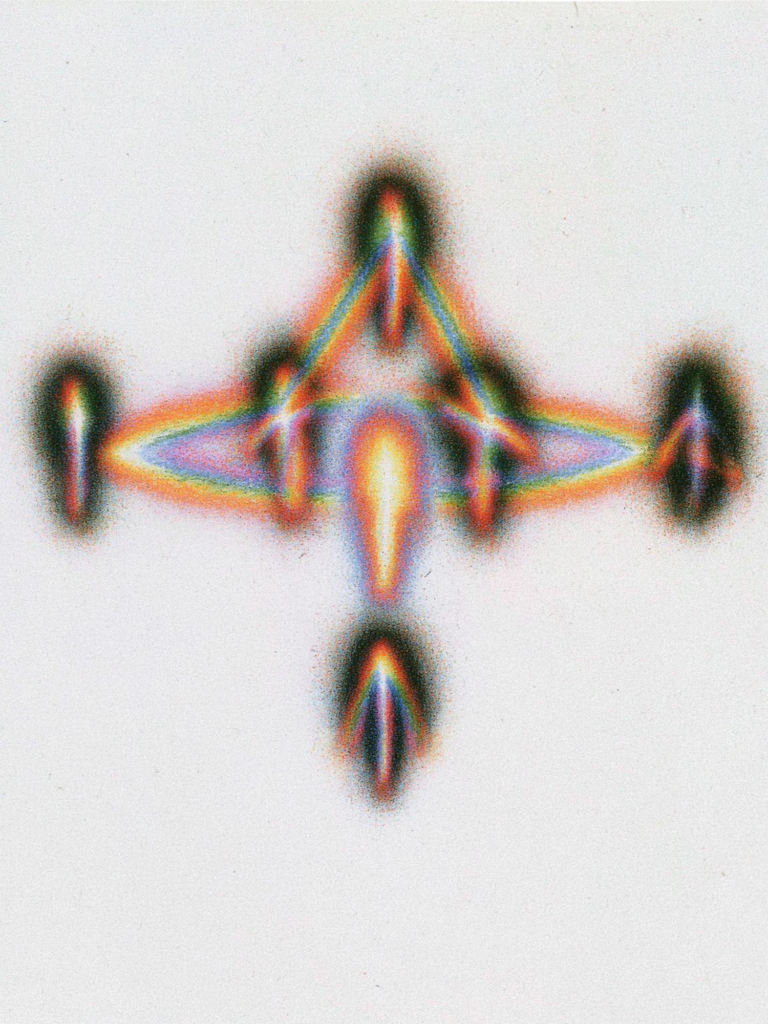 Prismatic Cross Abstract Poster. poster — abstract art