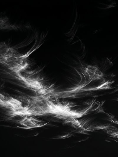 Monochrome Smoke Abstract Poster. poster print