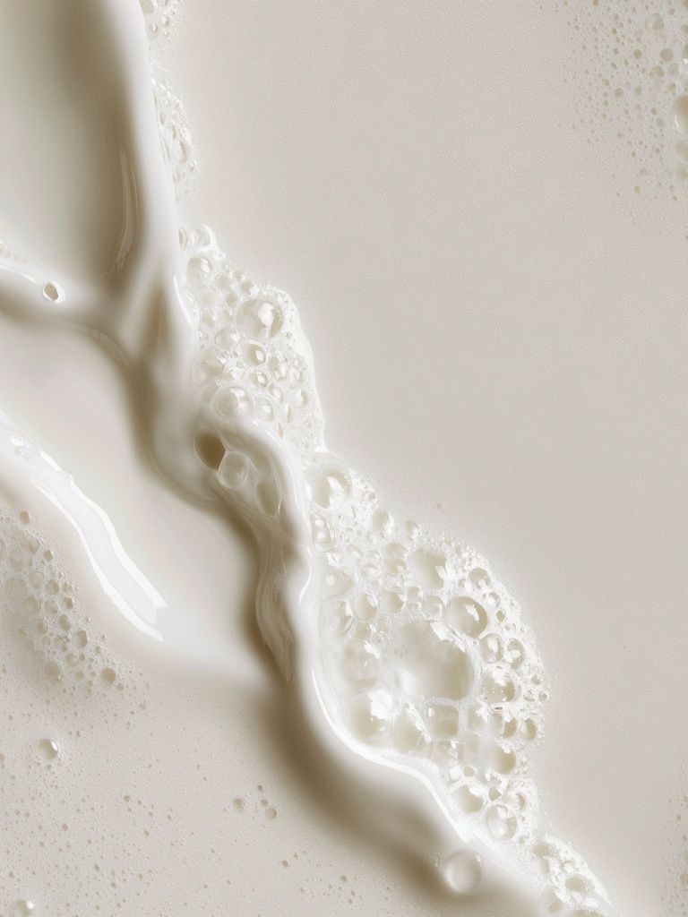 Cream Foam Abstract Print. poster — abstract art