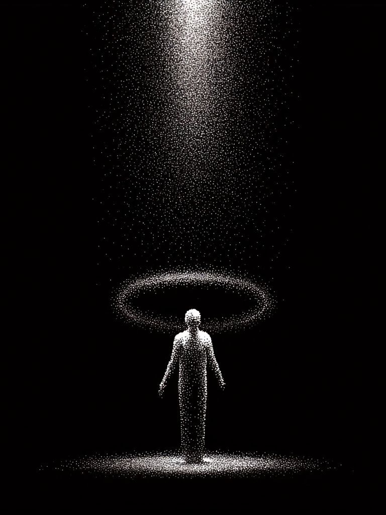 Cosmic Figure Abstract Print. poster detail