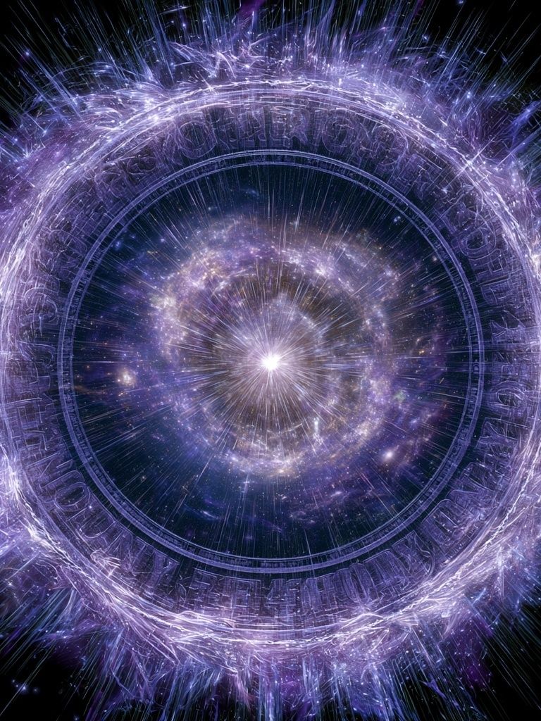 Cosmic Portal Abstract Poster. poster — abstract art