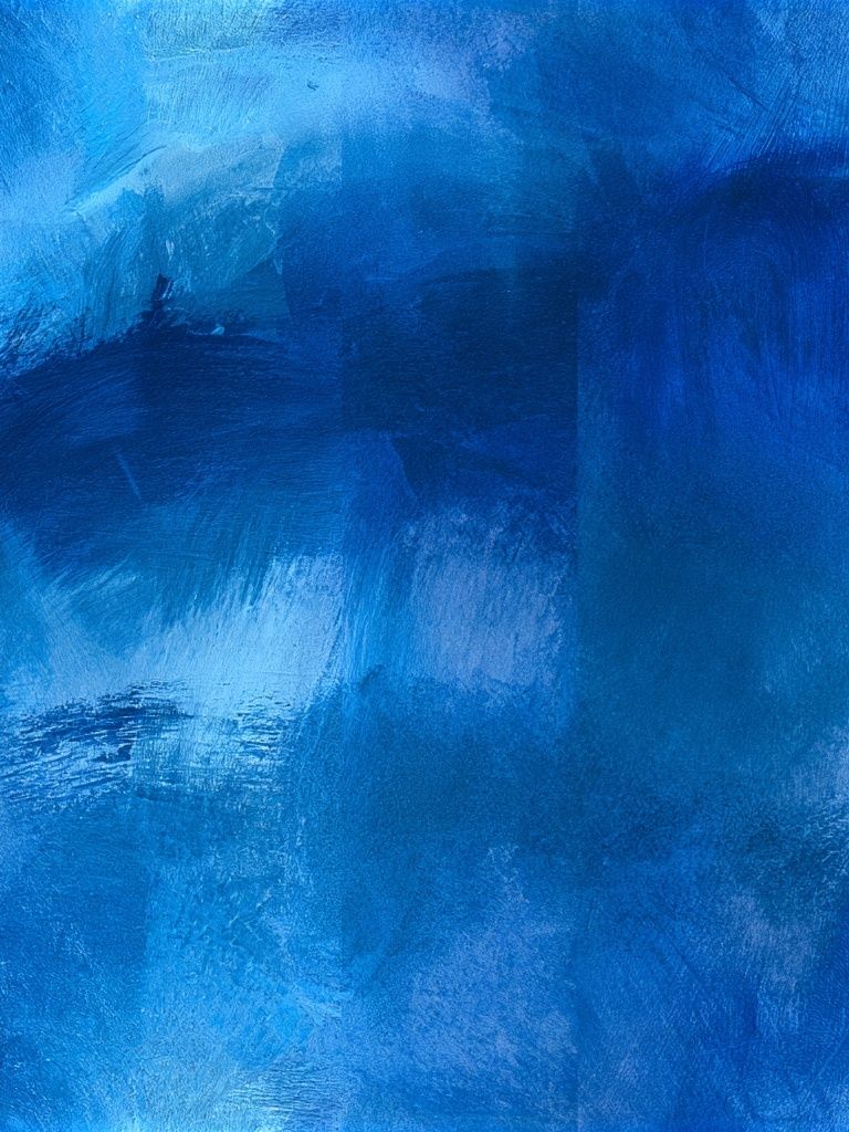 Blue Brushstroke Abstract Poster. poster detail
