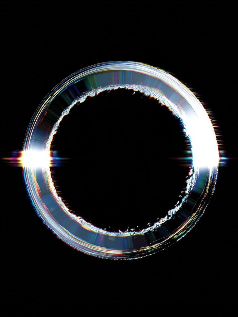 Chromatic Halo Abstract Poster. poster detail