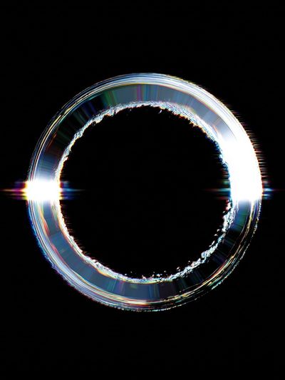 Chromatic Halo Abstract Poster. poster print