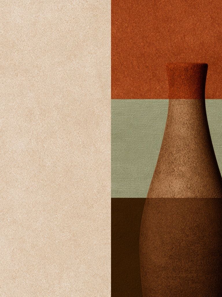 Abstract Vase Still Life Print. poster detail