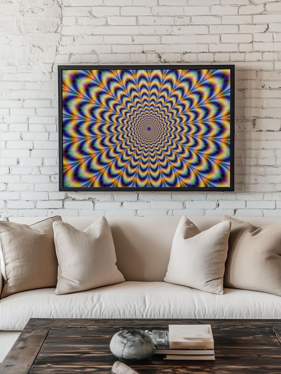 Illusion background. — room view 1
