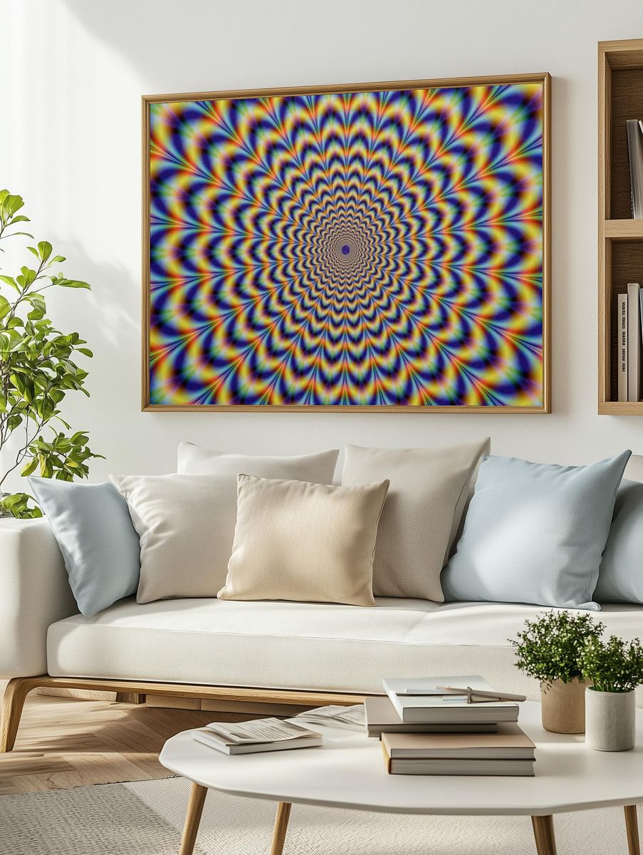 Illusion background. — room view 2