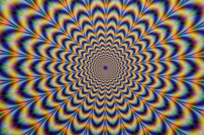 Illusion background. poster print
