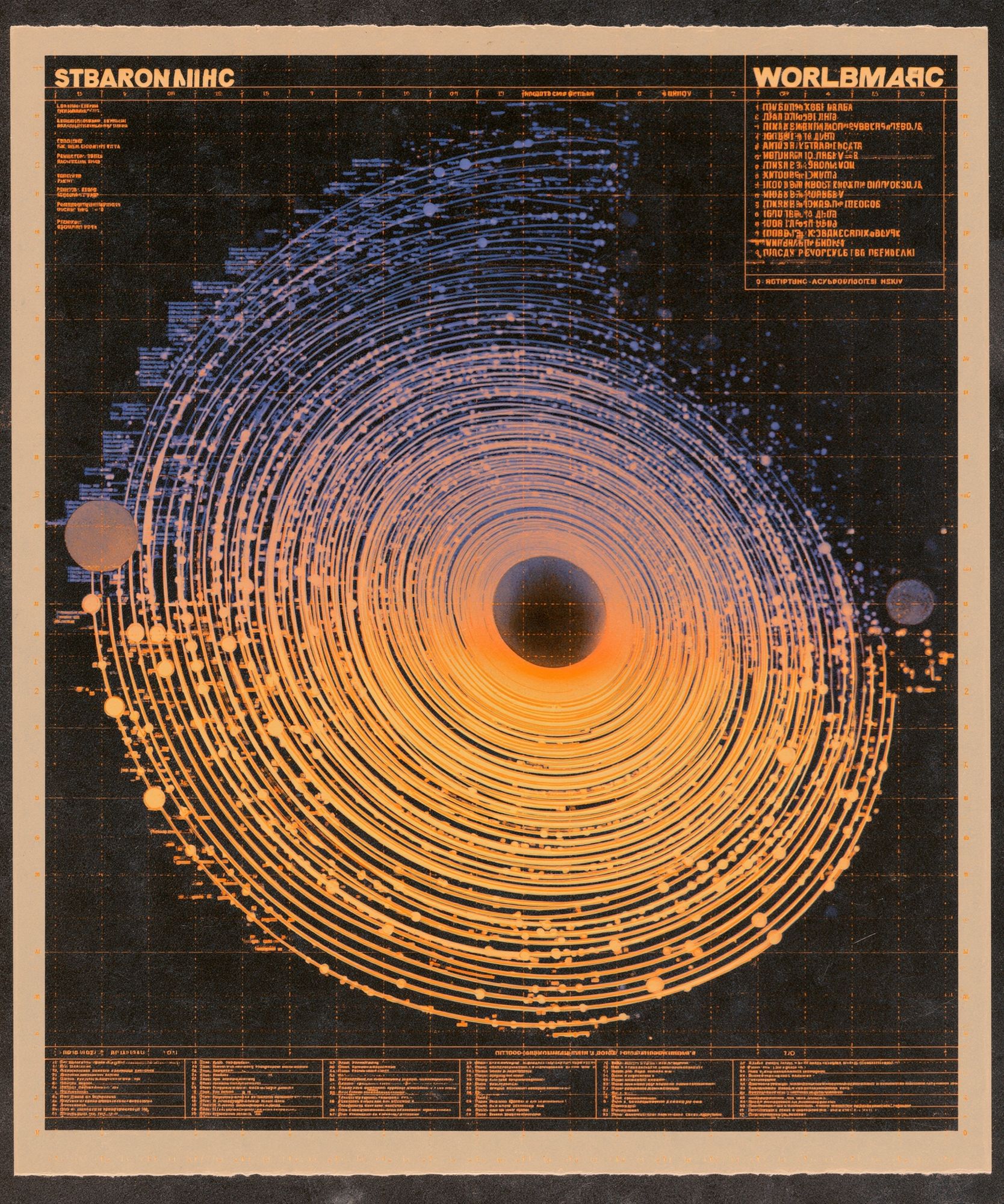 Solar Orbit Abstract Poster. poster detail