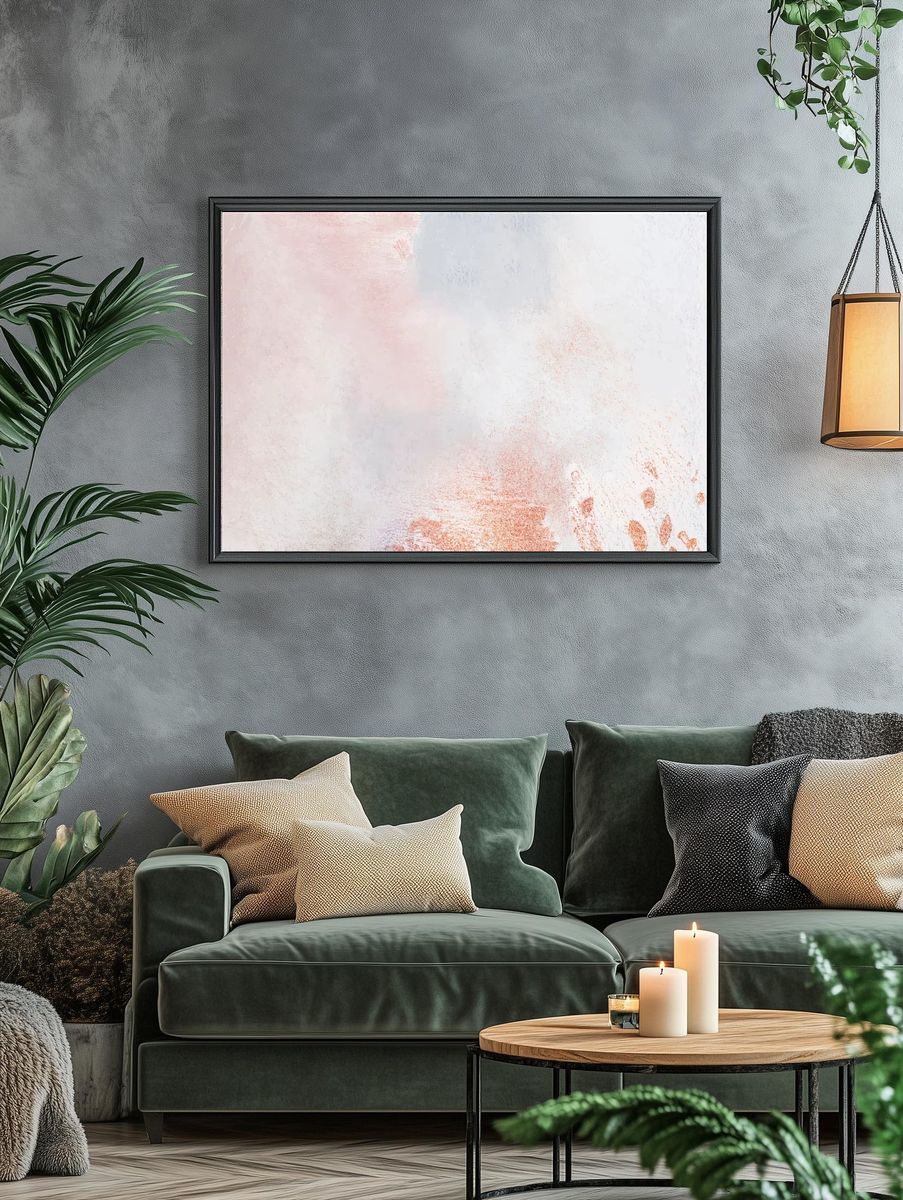 Abstract oil paint textured background. — room view 4