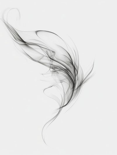 Smoke Flow Abstract Print.