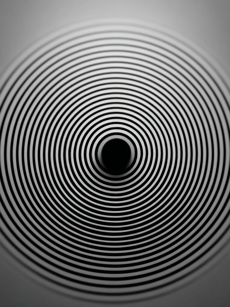 Concentric Rings Abstract Poster. poster — abstract art