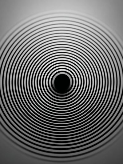 Concentric Rings Abstract Poster. poster print