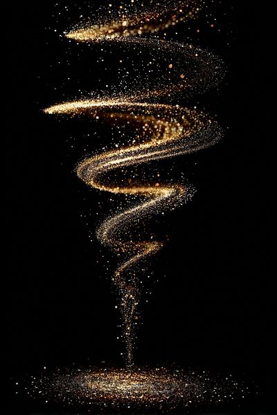 Golden Spiral Abstract Poster. poster print