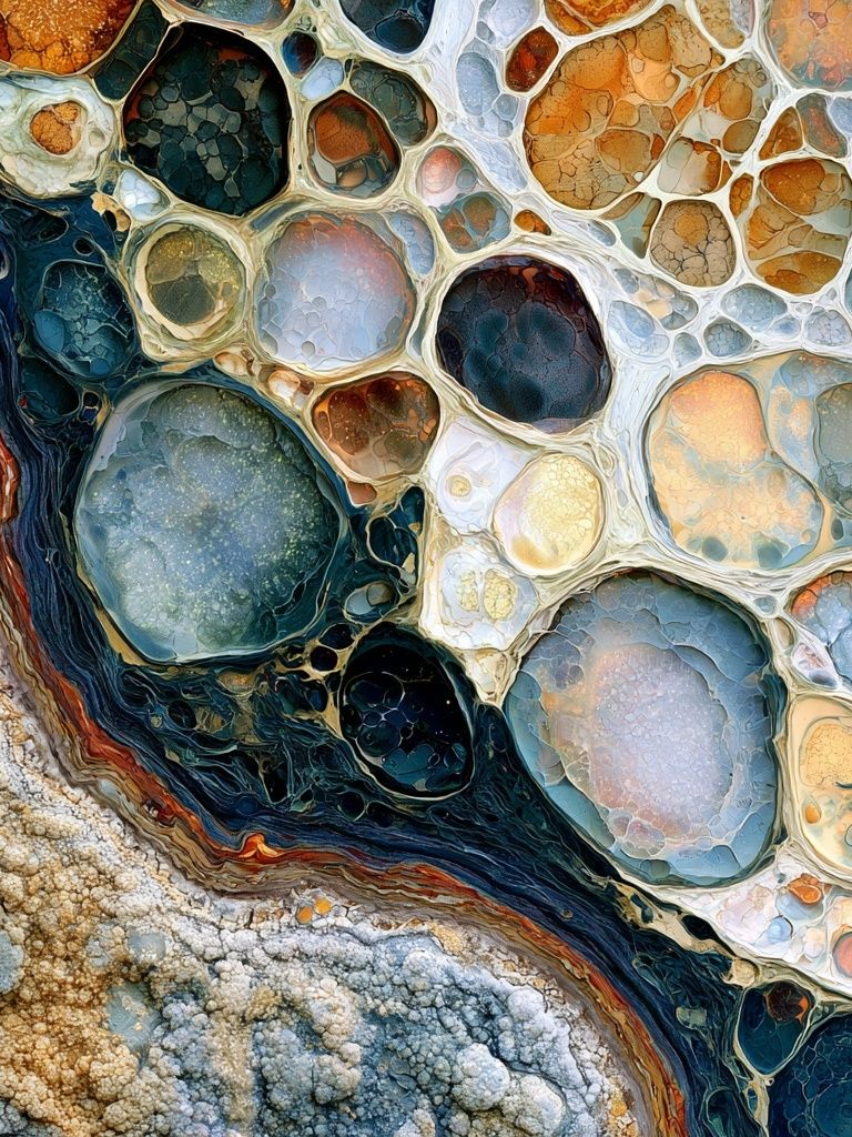 Organic Cell Abstract Poster. poster — abstract art