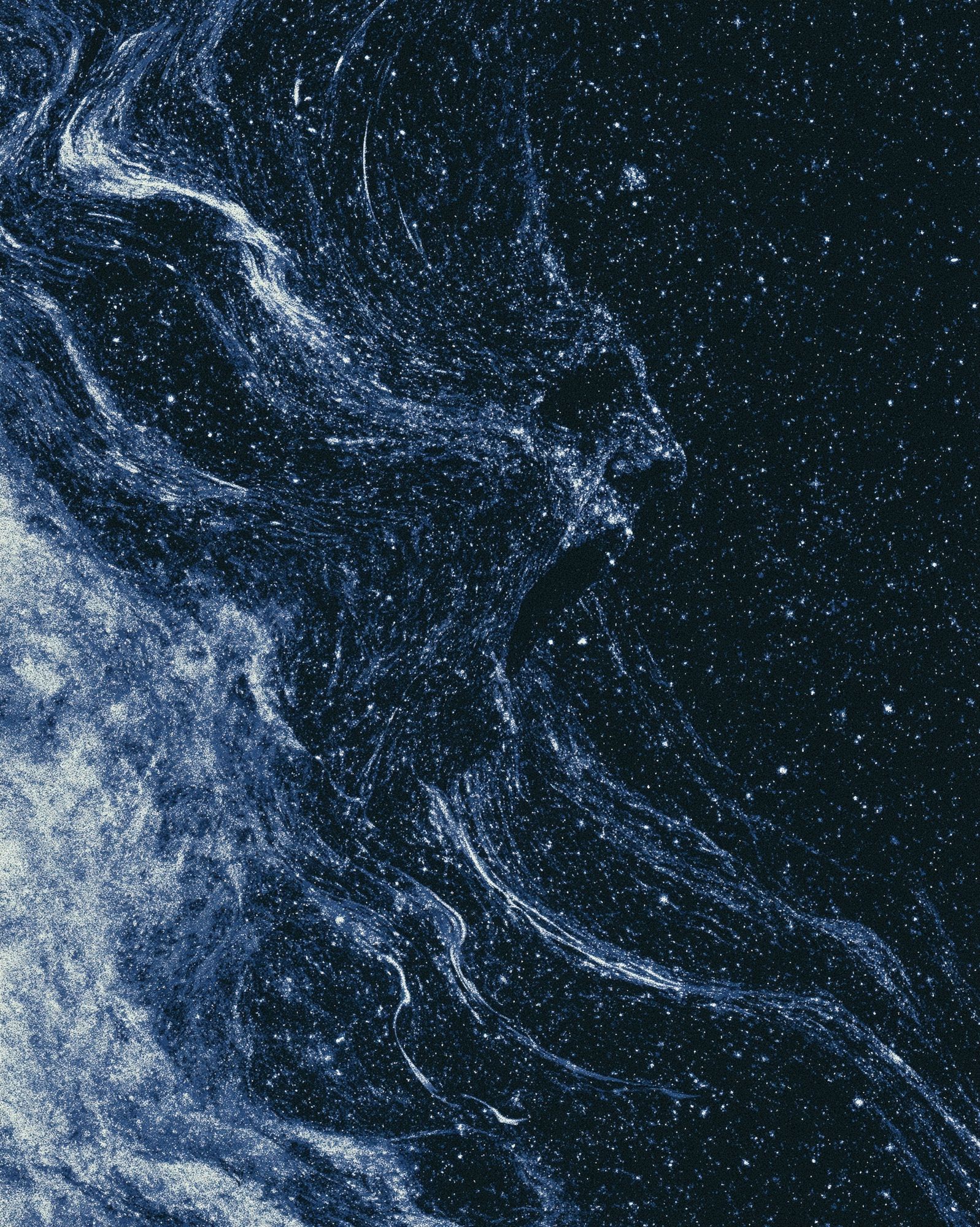 Celestial Nebula Abstract Print. poster detail
