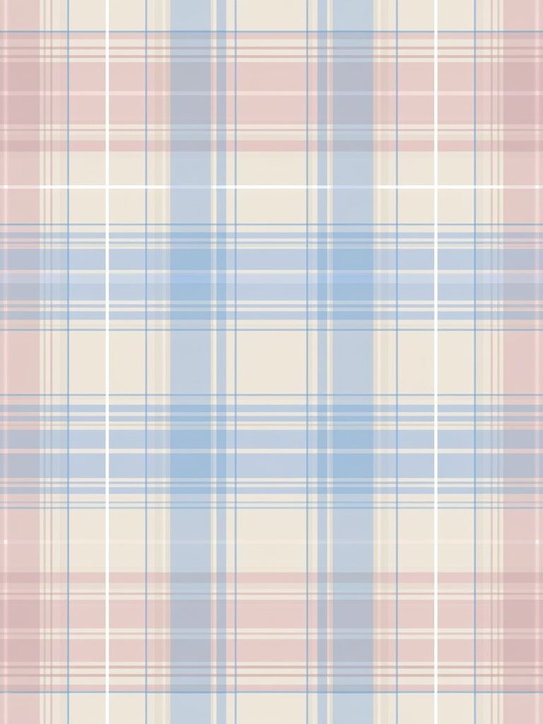 Pastel Plaid Abstract Poster. poster — abstract art