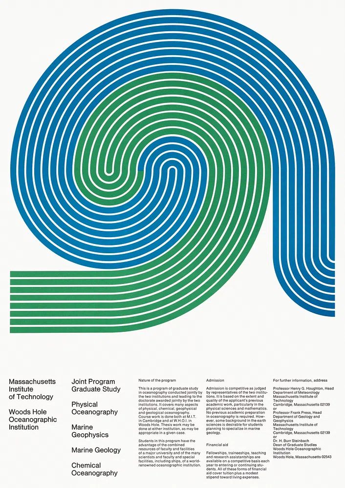 Massachusetts Institute Technology Woods Hole. poster — abstract art