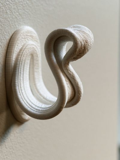 Abstract Loop Sculpture Print. poster