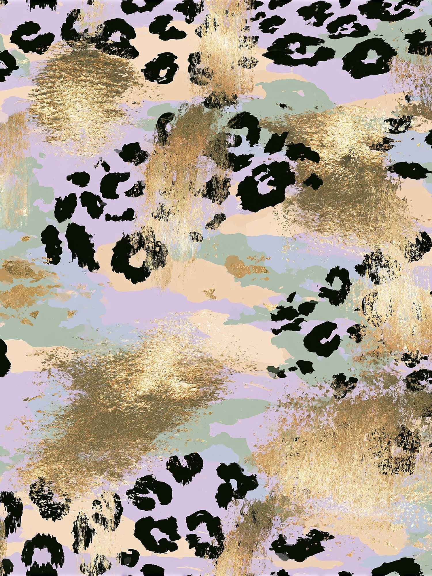 Pastel Leopard Abstract Poster. poster — abstract art