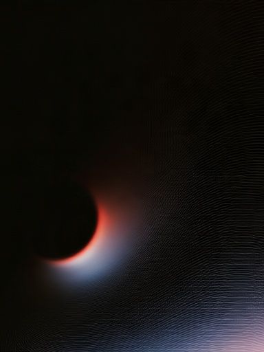Eclipse Glow Abstract Print. poster detail