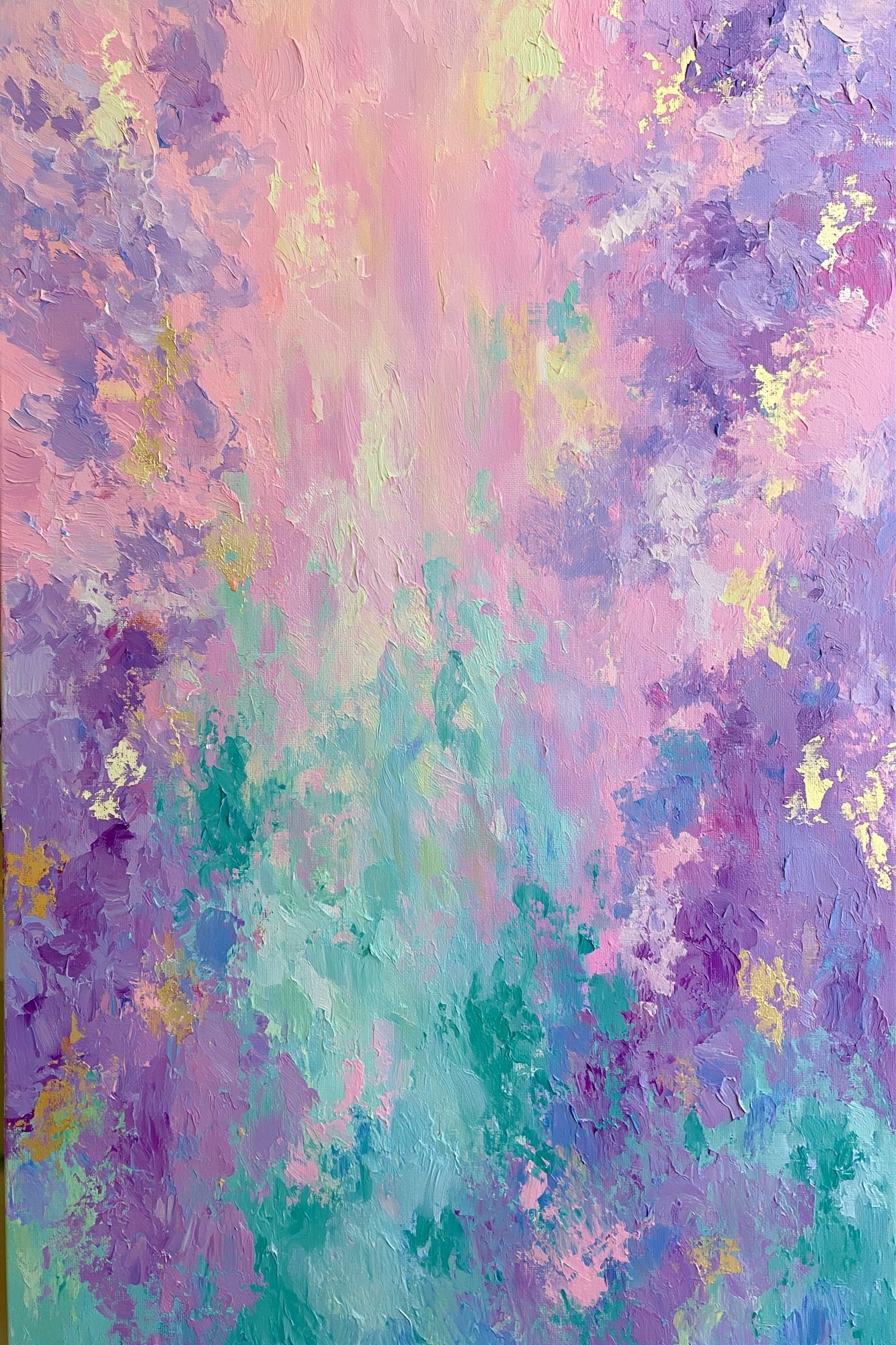 Pastel Dreamscape Abstract Poster. poster detail