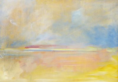 Landscape background (1846-1848) aesthetic painting. poster print