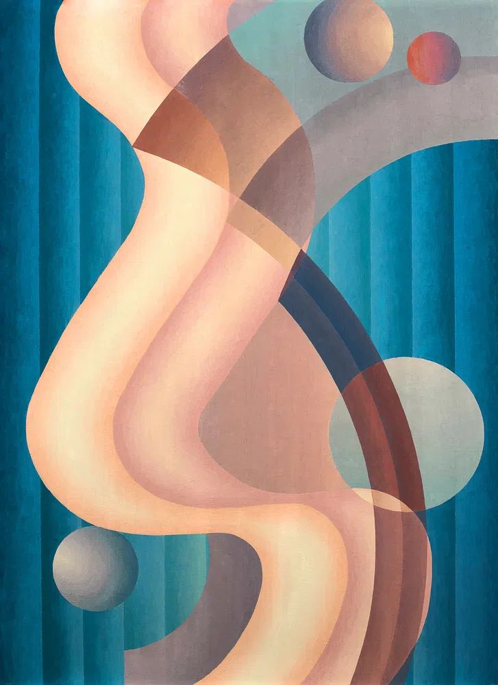 Composition no. 6 (1939) vintage. poster — abstract art