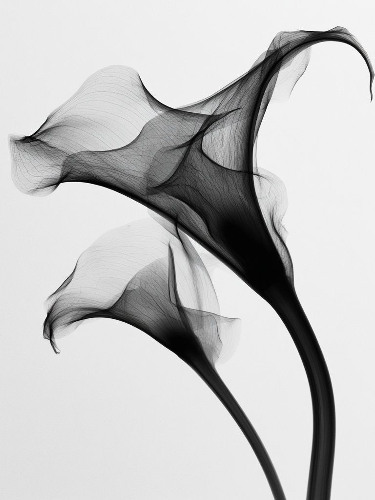 Abstract Smoke Flow Print. poster — abstract art