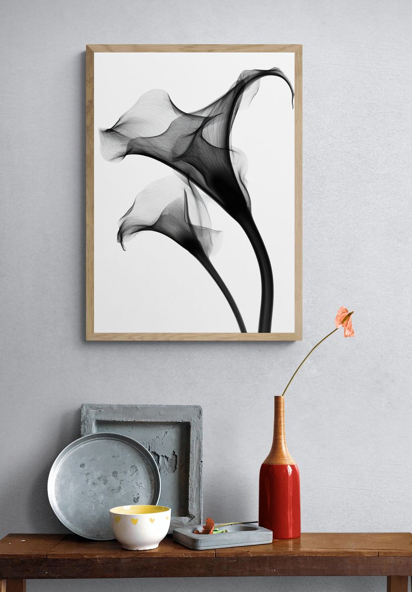 Abstract Smoke Flow Print. — room view 3