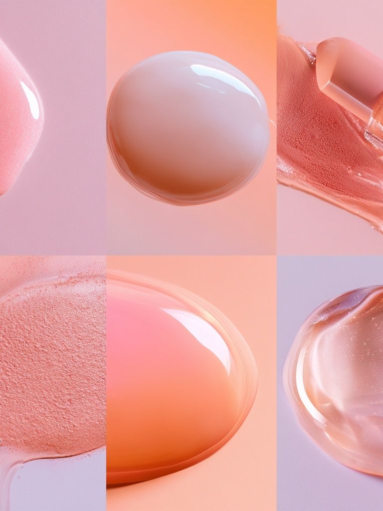 Pastel Cosmetic Texture Abstract Poster. poster — abstract art