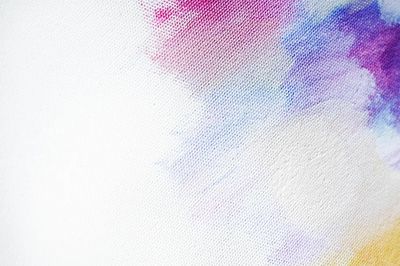 Colorful brush stroke canvas background. poster print