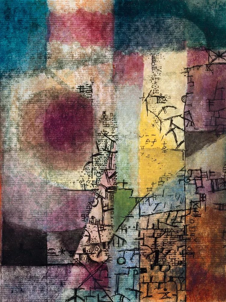 Untitled (1914) painting high resolution. poster — abstract art