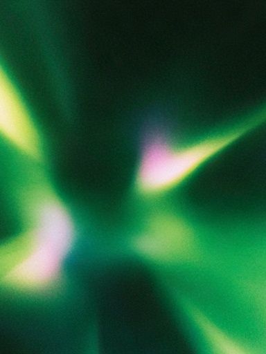 Emerald Aurora Abstract Poster. poster — abstract art