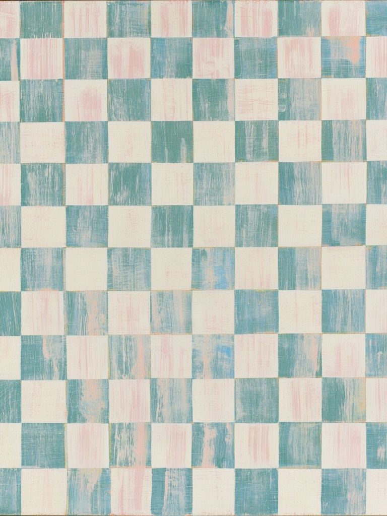 Pastel Checkerboard Abstract Poster. poster detail