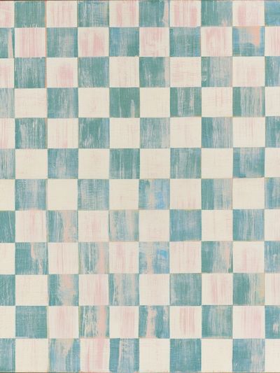 Pastel Checkerboard Abstract Poster. poster