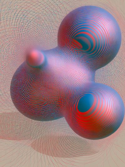 Chromatic Orbital Abstract Poster. poster