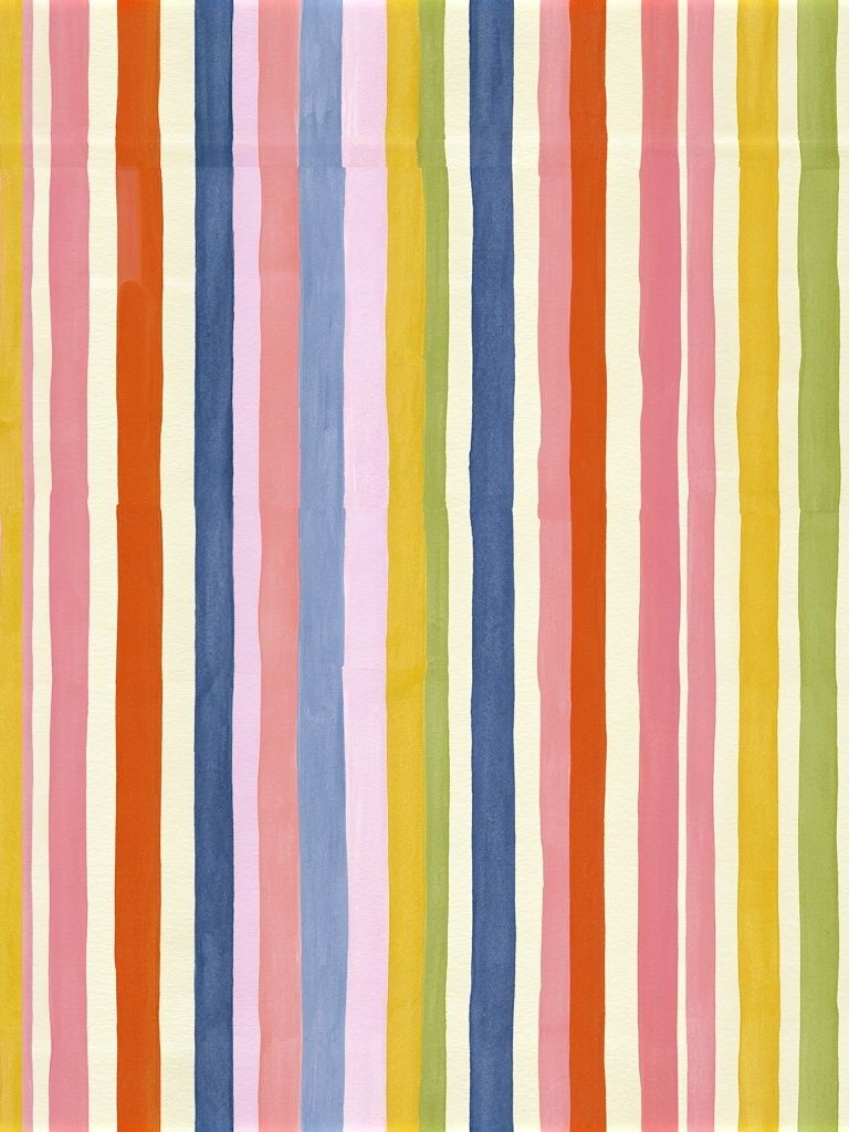 Pastel Stripe Abstract Poster. poster — abstract art