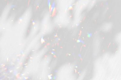 Holographic leaf shadow background illustration. poster print