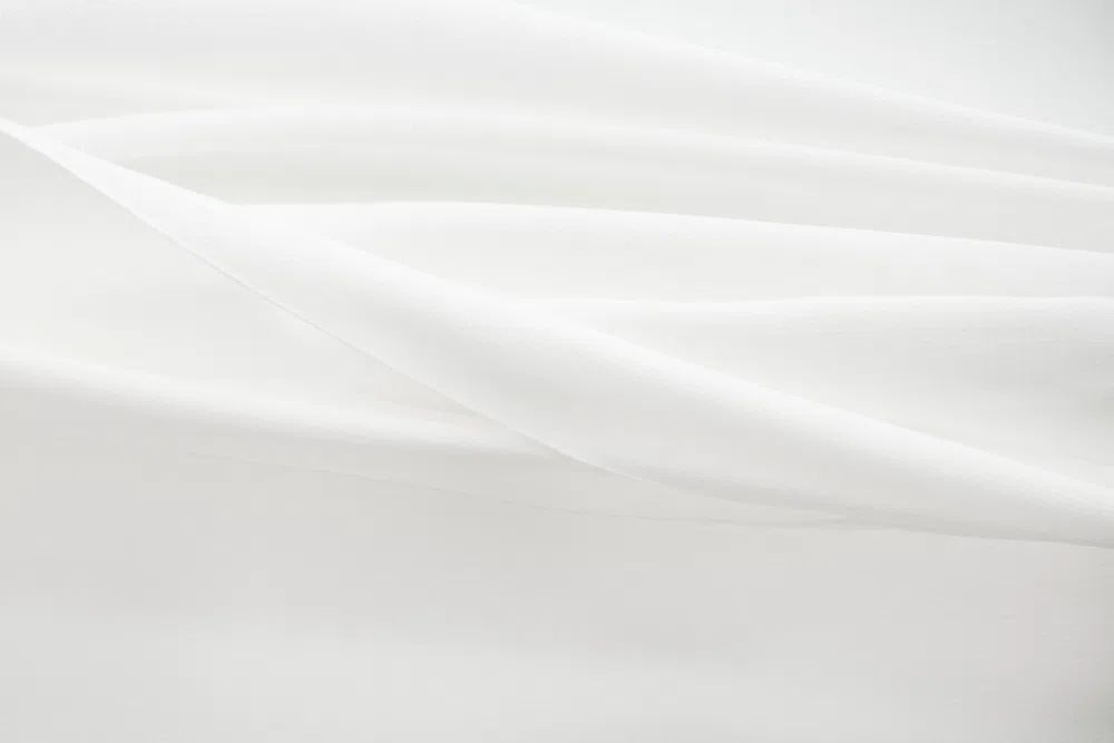 White fabric texture background design. poster — abstract art