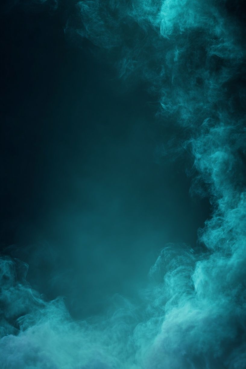 Aqua Smoke Abstract Poster. poster — abstract art