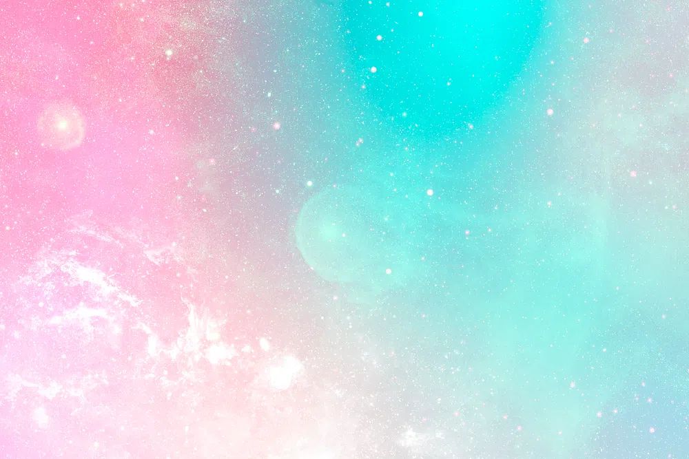 Gradient galaxy patterned background illustration. poster detail