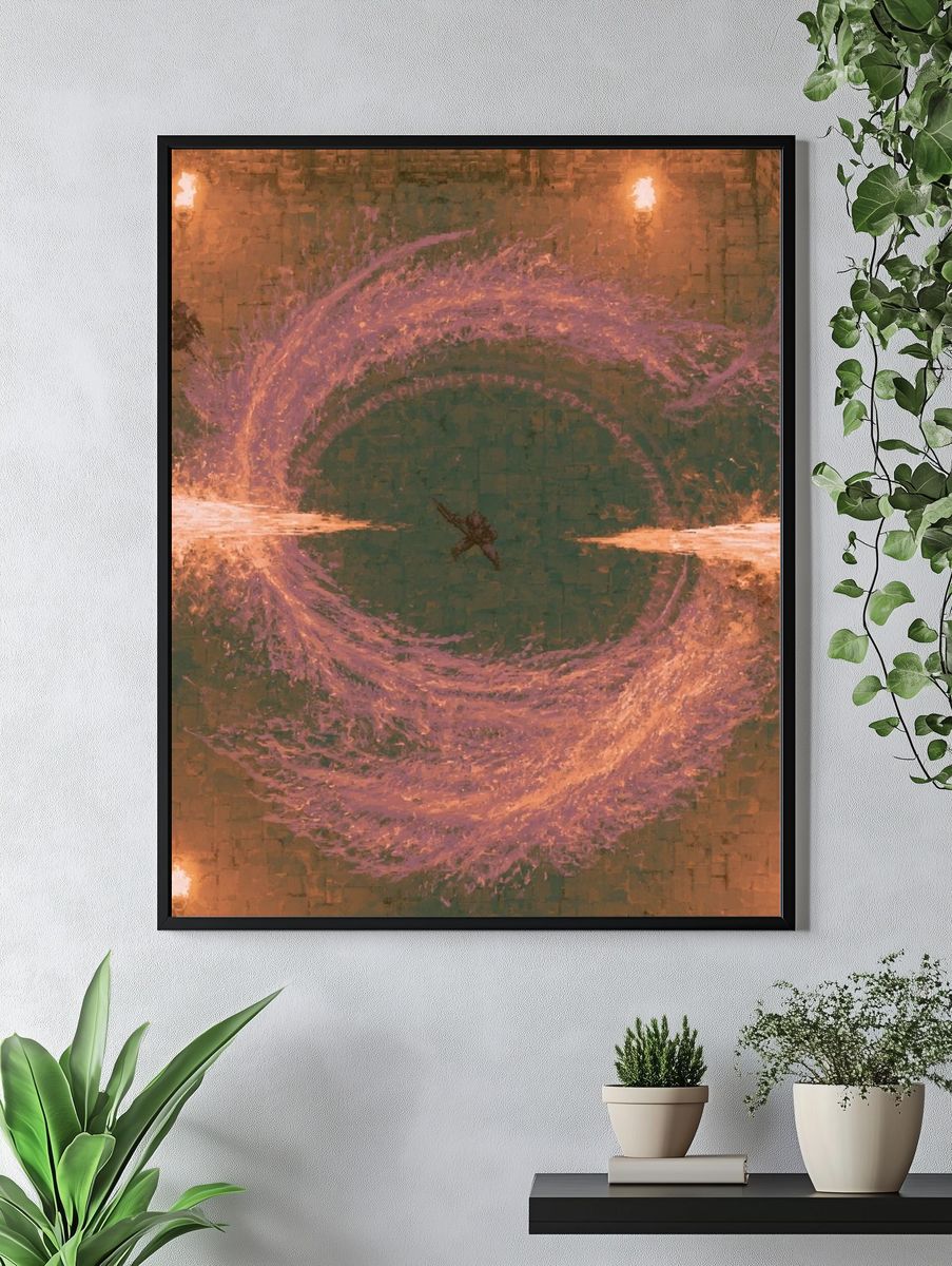 Cosmic Energy Ring Print. — room view 4